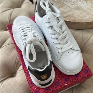 Tory Burch Women's Howell court White Sneakers